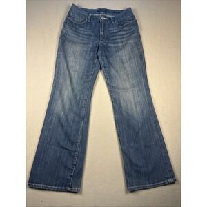 Seven 7 Boot Cut Medium Wash Denim Jeans Womens Size 10 Classic Fit Casual Blue